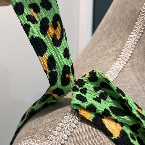 H&M Green Animal Print BabyDoll Dress - Picture 9 of 12
